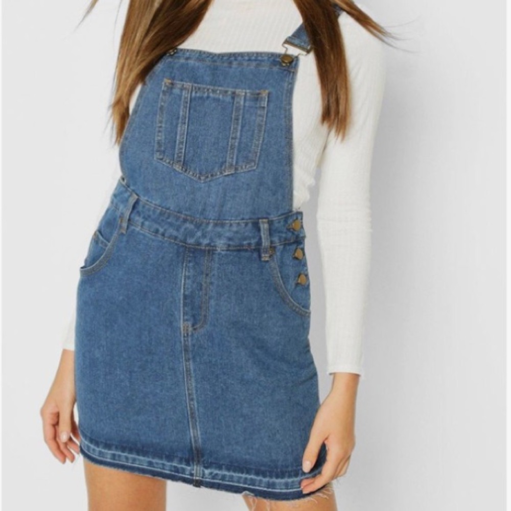 Abercrombie Denim Jumper Dress
